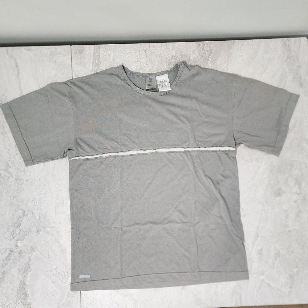 Nike Dri-Fit Short Sleeve Top Men's Gray Size Large New